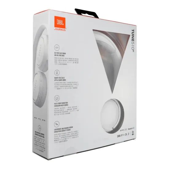Bezdrátová sluchátka JBL Tune 510BT - bílá