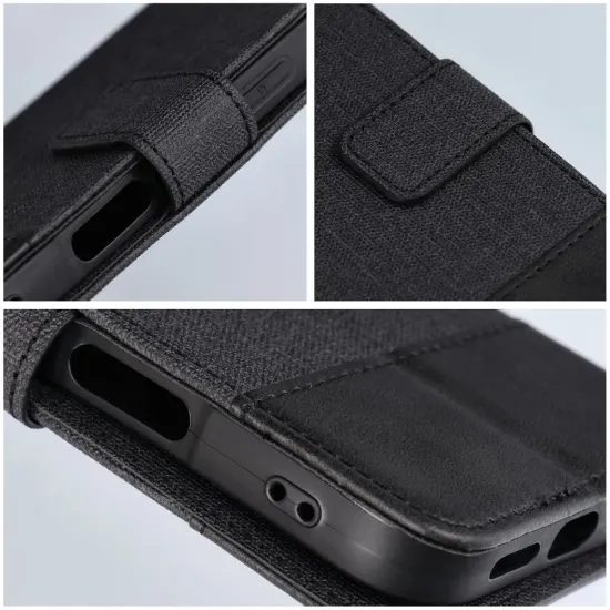 Pouzdro / obal na Huawei P30 lite černé - knížkové GOMMA