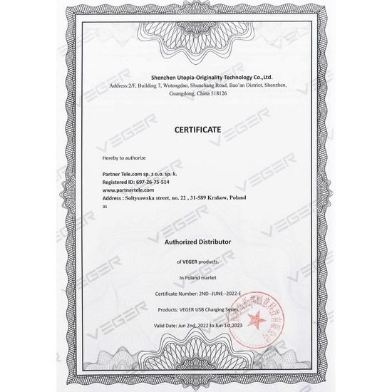 Powerbanka L20S 20 000mAh LCD, rychlonabíjecí 20W bílá - VERGER