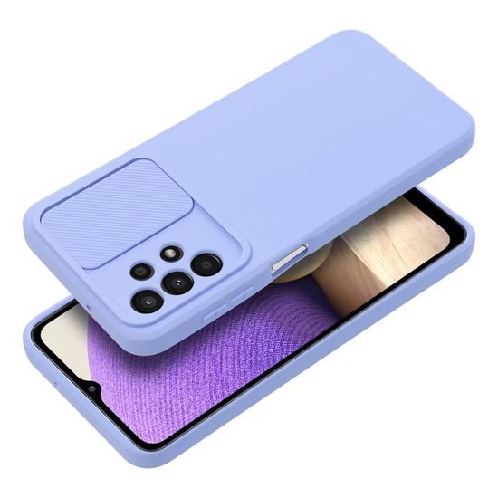 Obal / kryt na Samsung Galaxy A32 5G fialový - SLIDE Case