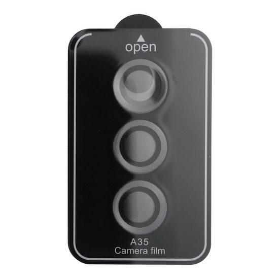 Tvrzené / ochranné sklo fotoaparátu Samsung Galaxy A35 černý - PROTECTOR 9H