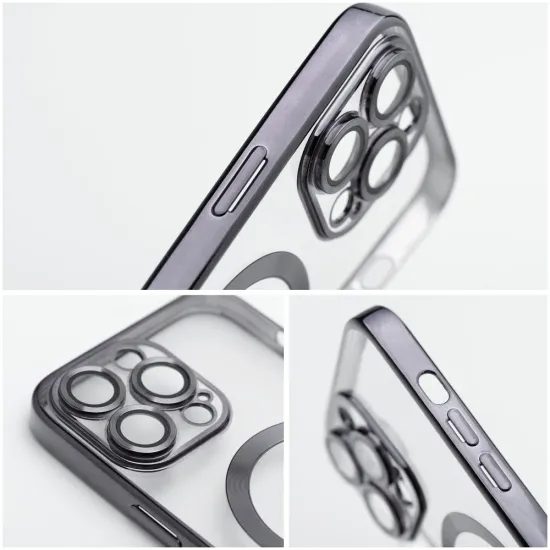 Obal / kryt na Samsung Galaxy A56 s podporou MagSafe černý - ELECTRO MAG COVER