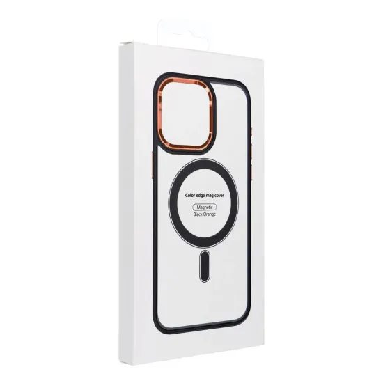 Obal / kryt na Apple iPhone 11 černo-zlatý s MagSafe - Color Edge Mag