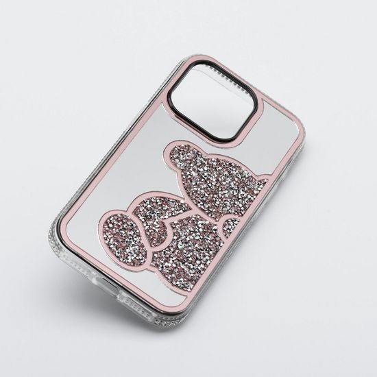 Obal / kryt na Apple iPhone 13 Pro růžový - Teddy Bear