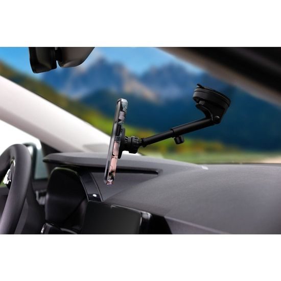 Držák do auta s přísavkou/do ventilace s podporou MagSafe černý - FORCELL F-Grip