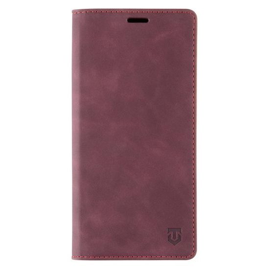 Puzdro / obal na Samsung Galaxy A14 4G burgundy - kniha Tactical