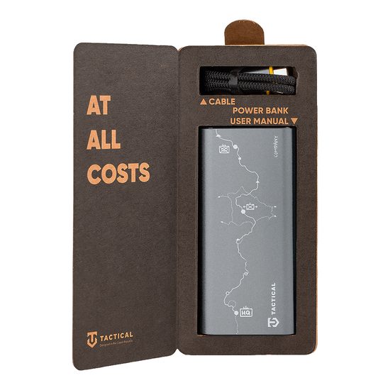 Power banka 30W 10000mAh šedá - Tactical Squad Company