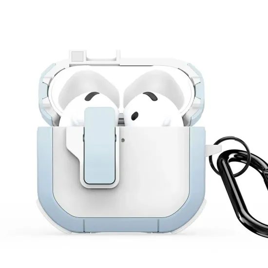 Pouzdro / obal na AirPods 4 - modro-bílé DUX DUCIS