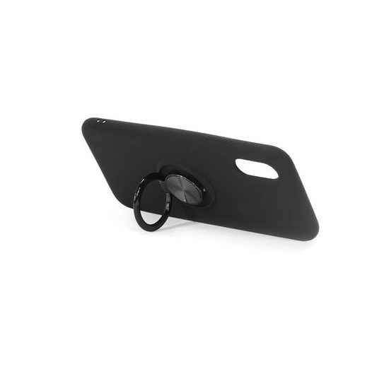 Obal / kryt ;pre Xiaomi Redmi Note 9 čierny - silikónový krúžok