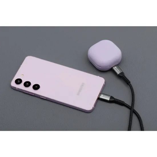 Kabel typ USB / USB-C QC4.0 3A 66W, 3 m - černý Forcell F-ENERGY