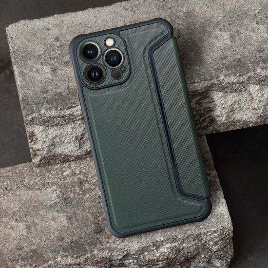 Pouzdro / Obal na Apple iPhone 11 zelený - knížkový RAZOR Book