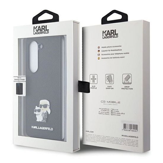 Obal / kryt na Samsung Galaxy Fold 5 čierny - Karl Lagerfeld