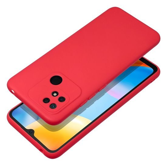 Obal / kryt na Xiaomi Redmi 10C červený - SOFT Case