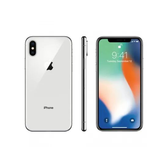 Apple iPhone X 64GB stříbrný - použitý (B-)
