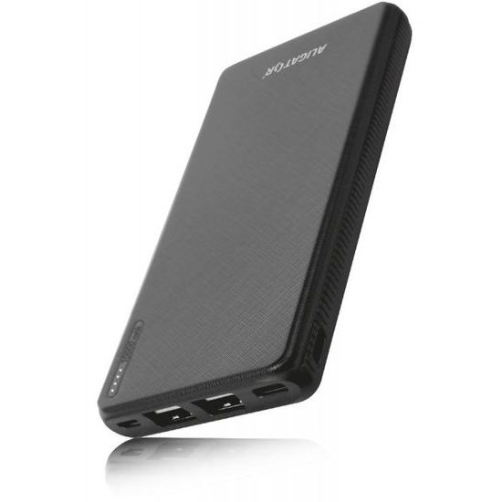 Power banka ALIGATOR Savelock, bezdrôtová 10000mAh, čierna