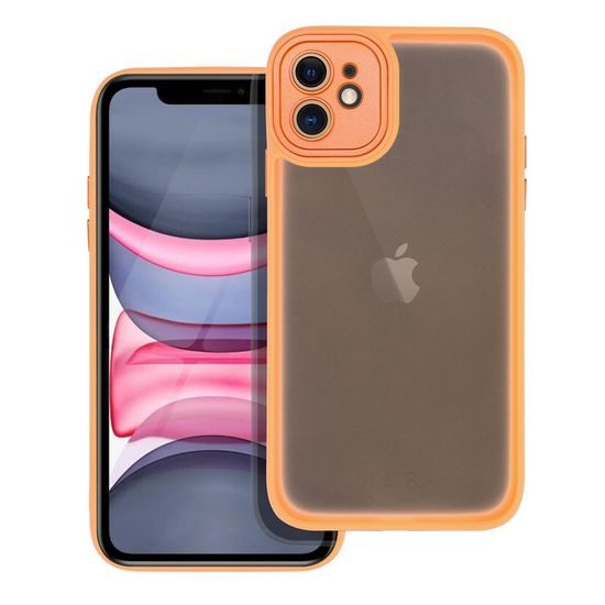 Obal / kryt na Apple iPhone 11 meruňkový - VARIETE