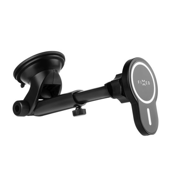 Držák s bezdrátovým nabíjením FIXED MagClick XL s podporou uchycení MagSafe, na sklo nebo palubní desku