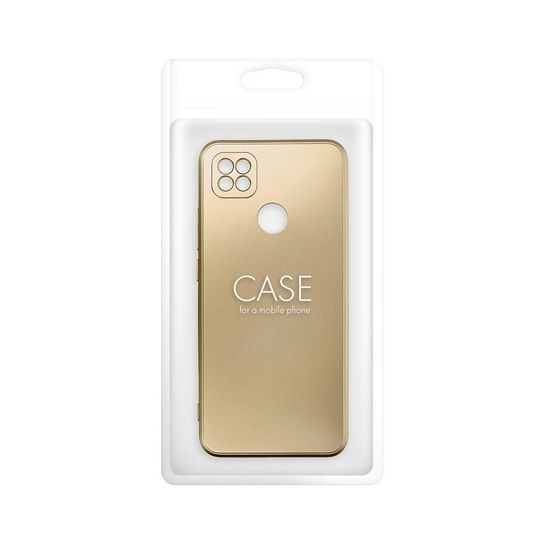 Obal / kryt na Xiaomi Redmi 9C zlatý - Forcell METALLIC