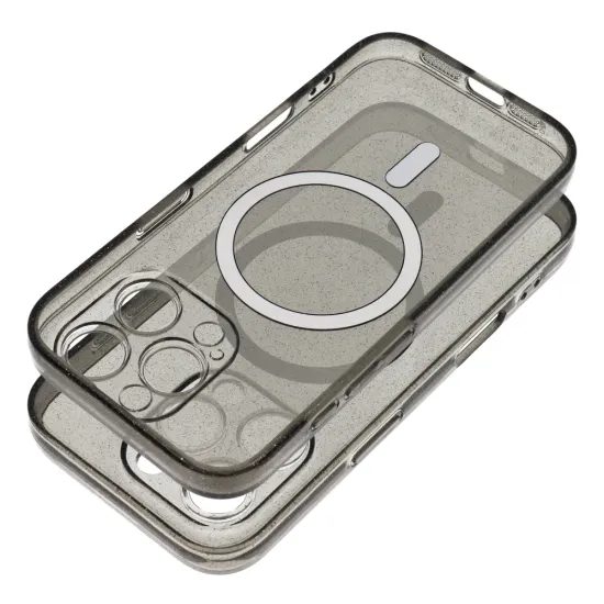 Obal / kryt na Samsung Galaxy S25 černý - Clear Mag Cover