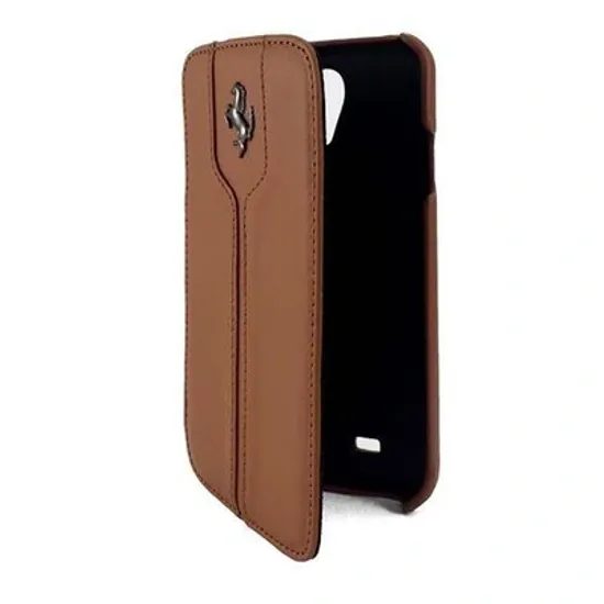 Puzdro / obal na Apple iPhone 6 hnedé - kniha Ferrari