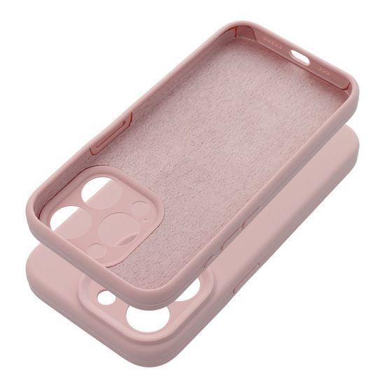 Obal / kryt na Apple iPhone 15 Pro růžový - Silicone Case 2mm