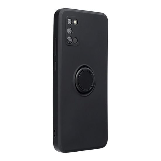 Obal / kryt pre Samsung Galaxy A02S čierny - Forcell SILICONE RING