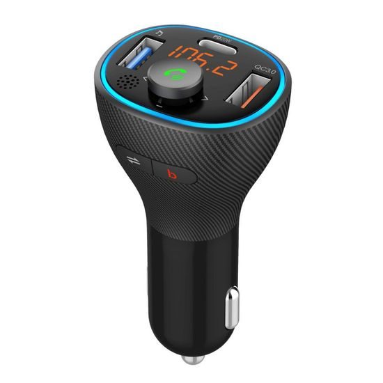 Transmiter FM MP3 bluetooth 5.0 + USB A QC3.0