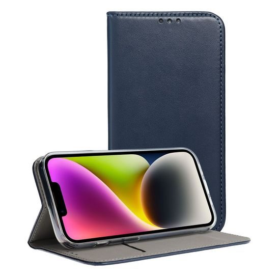 Pouzdro / obal na Apple iPhone 14 Plus modré - knížkový Smart Magneto