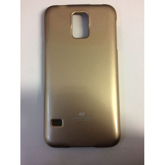 Obal / kryt pre Samsung Galaxy S5 zlatý - JELLY