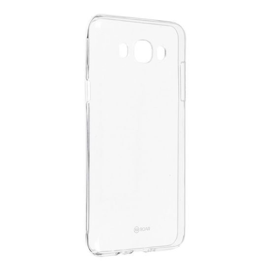 Obal / kryt na Samsung Galaxy J7 2016 průhledný - Jelly Case Roar