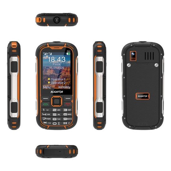 Aligator R60 4G eXtremo černo-oranžový