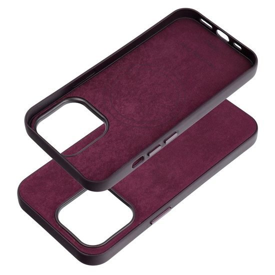 Obal / kryt na Apple iPhone 13 Pro burgundy - Woven MAG cover