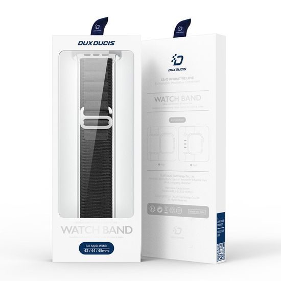 Řemínek nylonový pro Apple Watch 42/44/45/49mm černá - DUX DUCIS
