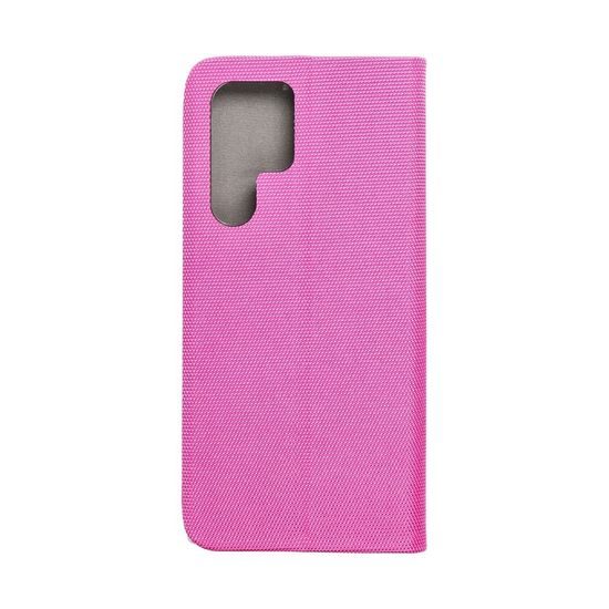 Puzdro / obal pre Samsung Galaxy S22 Ultra ružový - kniha SENSITIVE Book