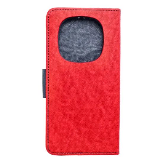 Pouzdro / obal na Xiaomi Redmi Note 14 PRO 5G / 14 PRO PLUS 5G červené - knížkové FANCY Book