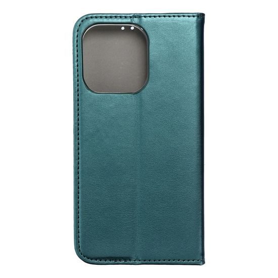 Pouzdro / obal na Apple iPhone 15 Pro zelené - knížkové SMART MAGNETO