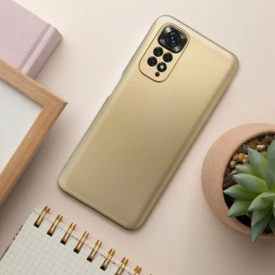 Obal / kryt na Xiaomi Redmi 15 4G/5G zlatý - Metallic Case