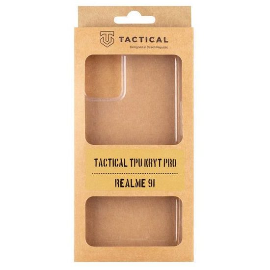 Obal / kryt na Realme 9i transparentní Tactical TPU Plyo