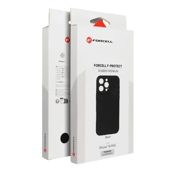 Obal / kryt na Apple iPhone 16 PRO MAX černý - F-Protect Rubber Premium