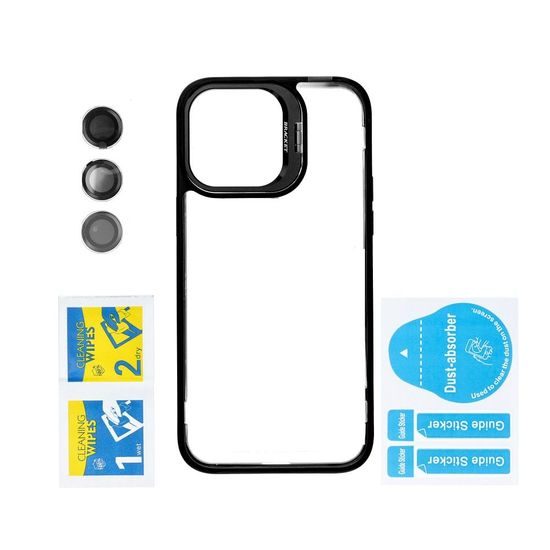 Obal / kryt na Apple iPhone 15 PLUS černý - BRACKET