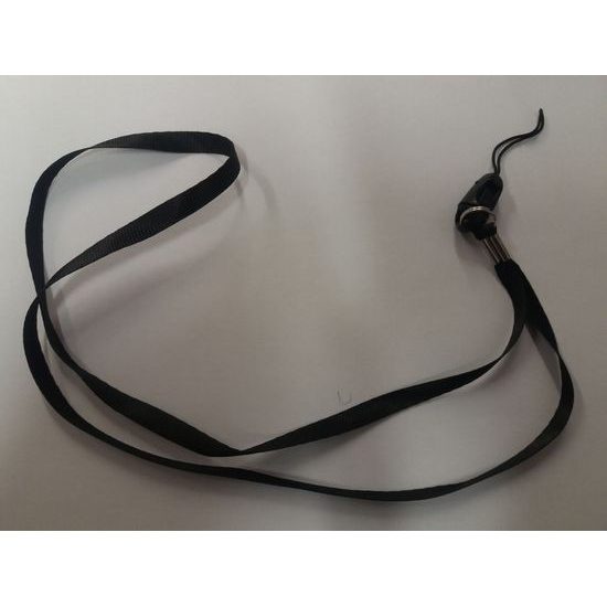 Šňůrka na mobil (poutko) - černá tenká