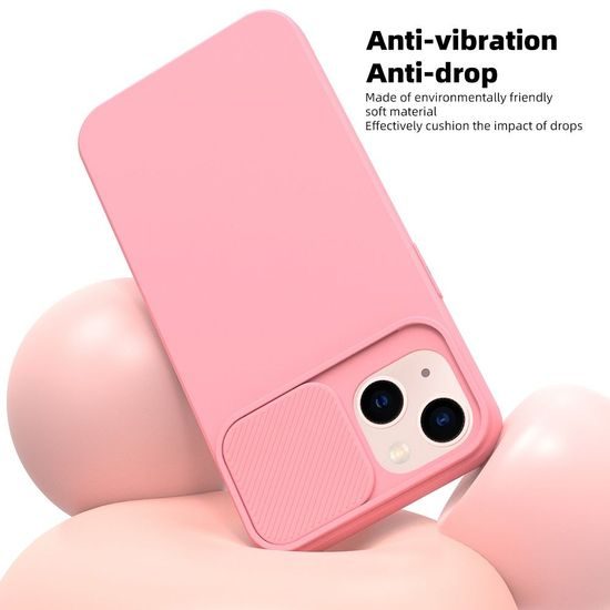 Obal / kryt na Samsung Galaxy A15 5G růžový - SLIDE Case