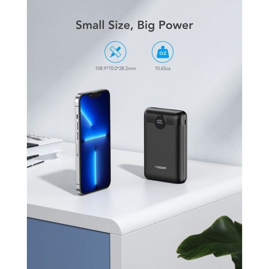 Powerbanka 20 000 mAh černá - Veger