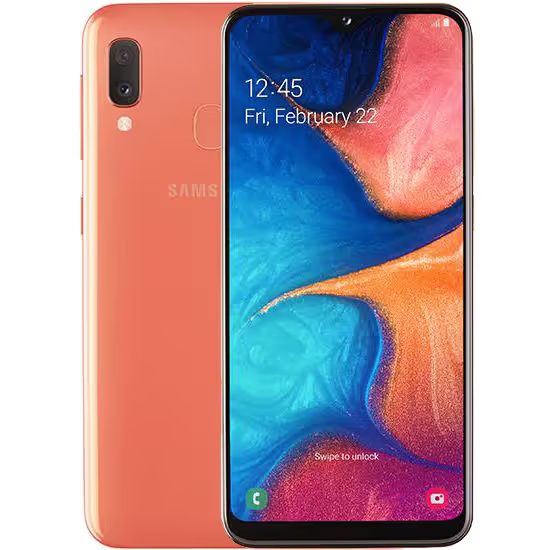 Samsung Galaxy A20e 3GB/32GB oranžový - použitý (B)