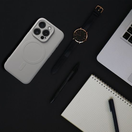 Obal / kryt na Apple iPhone 15 PRO sivé - MagCover