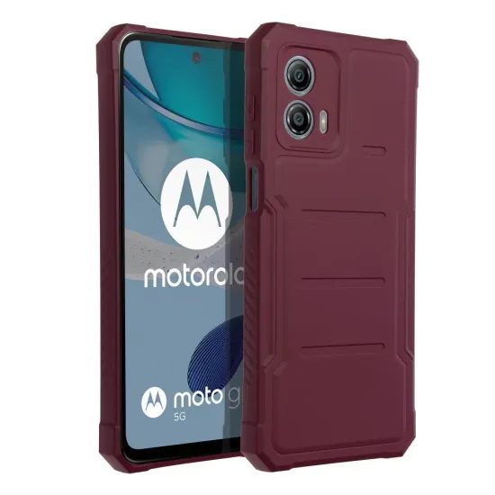 Obal / kryt na Motorola G53 vínový - HEAVY DUTY