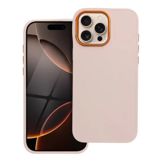 Obal / kryt na Apple iPhone 16 Pro ružové - FRAME