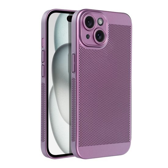 Obal / kryt na Apple iPhone 15 fialové - Breezy Case