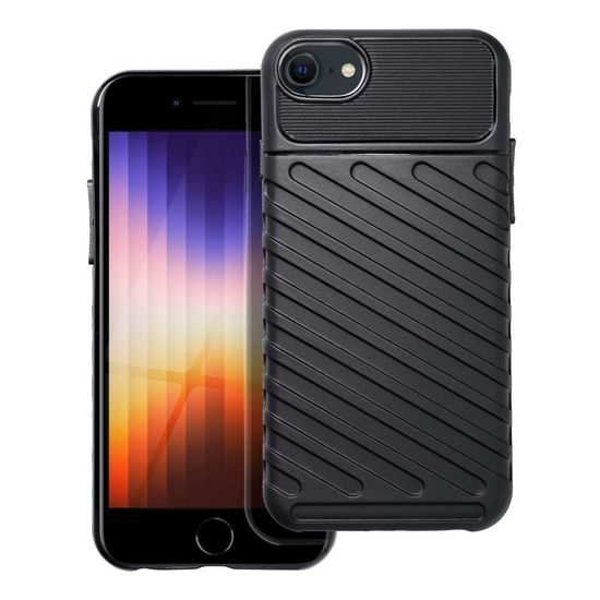 Obal / kryt pre Apple iPhone 7 / 8 / SE 2020 čierne - Forcell THUNDER
