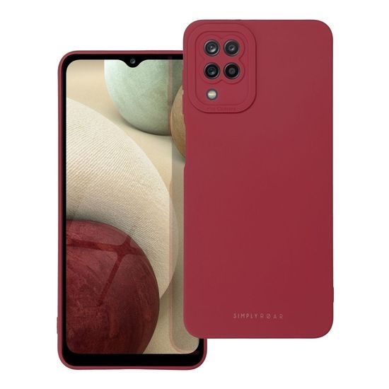 Obal / kryt na Samsung Galaxy A12 hnedý - Luna case
